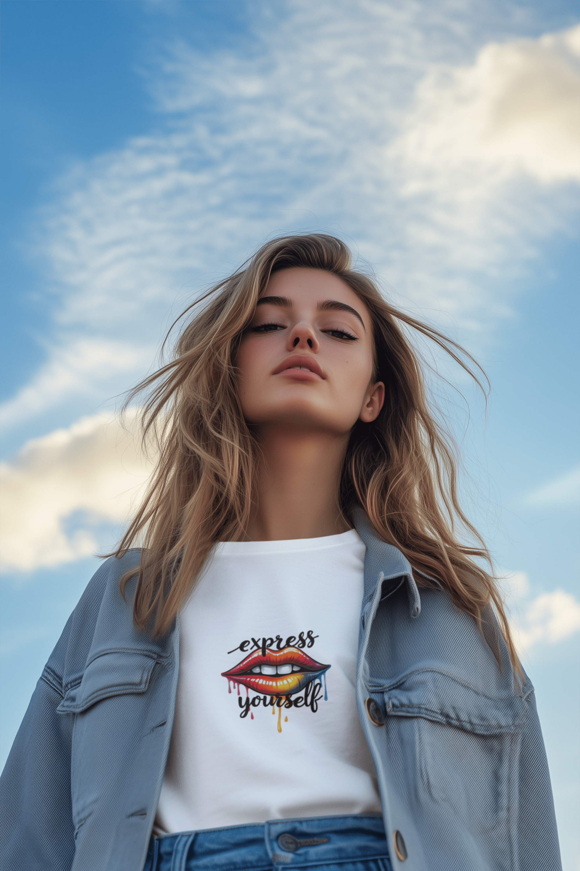 Printify T-Shirt Express Yourself T-Shirt Express Yourself T-Shirt