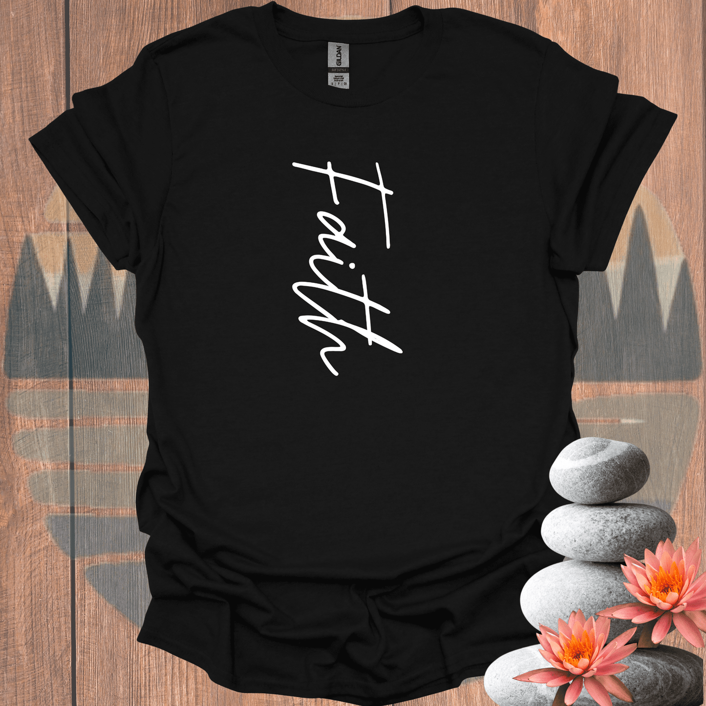 Printify T-Shirt Black / S Faith+ T-Shirt Faith+ T-Shirt 86337778961896316809