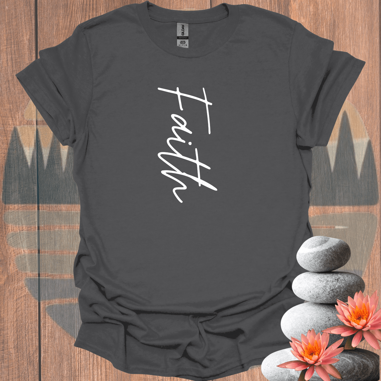 Printify T-Shirt Charcoal / S Faith+ T-Shirt Faith+ T-Shirt 32318107042073802749