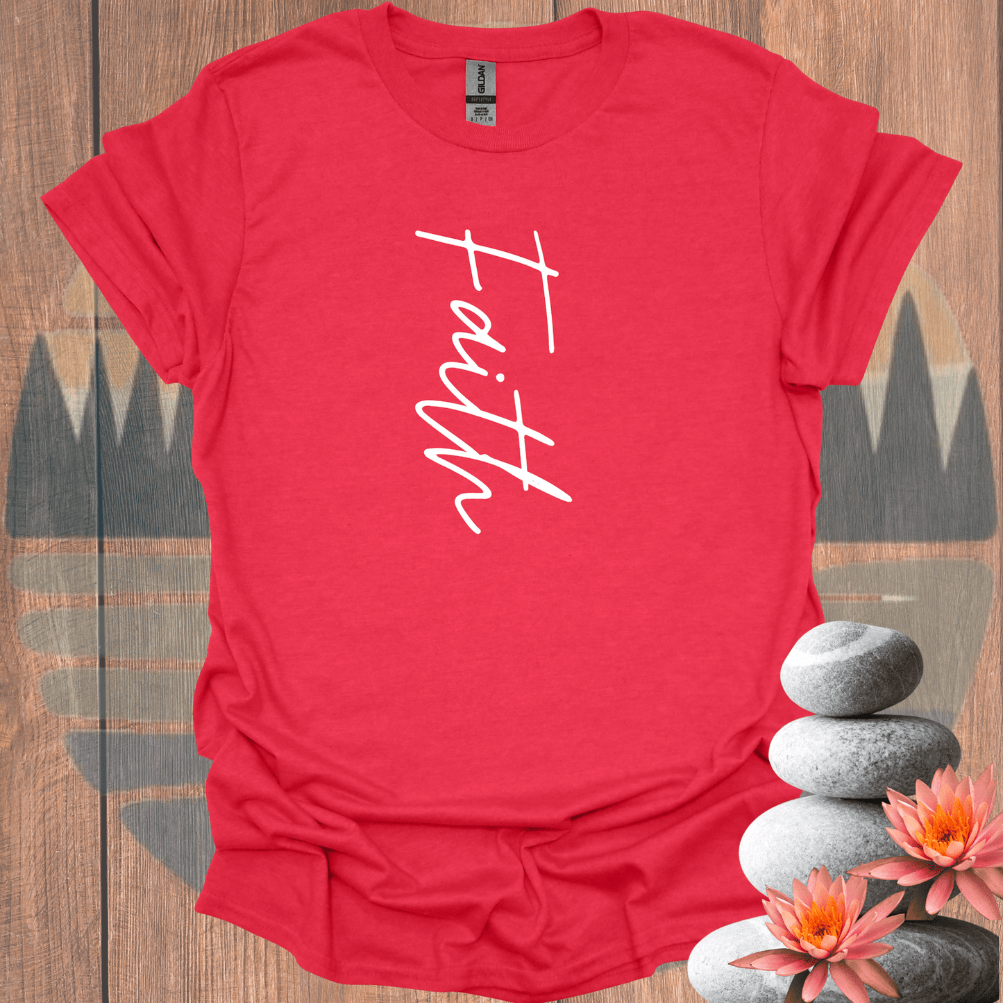 Printify T-Shirt Heather Red / S Faith+ T-Shirt Faith+ T-Shirt 19361002364934370196