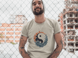 Printify T-Shirt Fire & Water Yin Yang Fire & Water Yin Yang