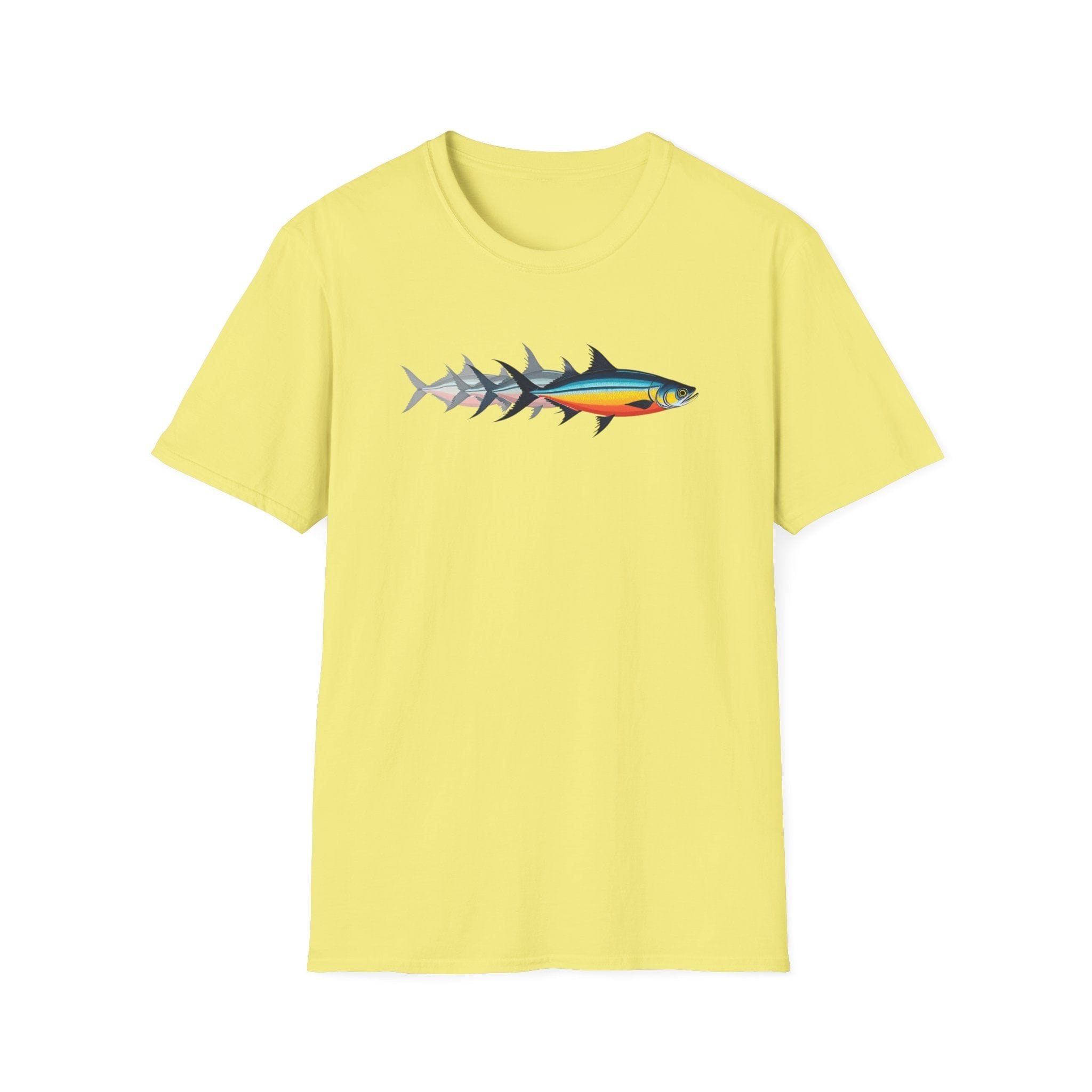 Printify T-Shirt Cornsilk / S Fish Momentum T-Shirt Fish Momentum T-Shirt 10876026251855725011