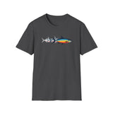 Printify T-Shirt Dark Heather / S Fish Momentum T-Shirt Fish Momentum T-Shirt 22554447006851378830