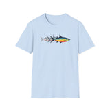 Printify T-Shirt Light Blue / S Fish Momentum T-Shirt Fish Momentum T-Shirt 25519398532710884403