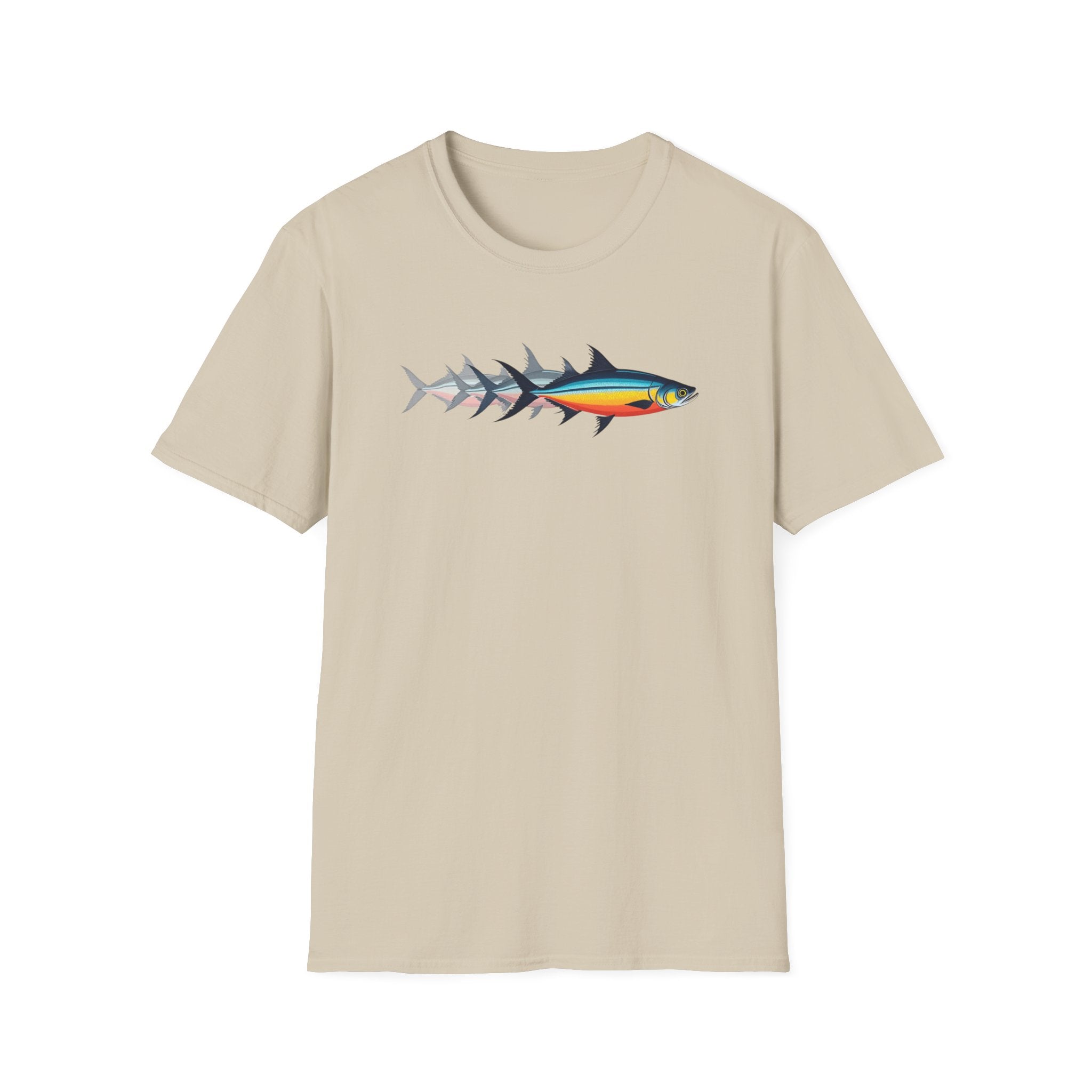 Printify T-Shirt Sand / S Fish Momentum T-Shirt Fish Momentum T-Shirt 28555184571132691079