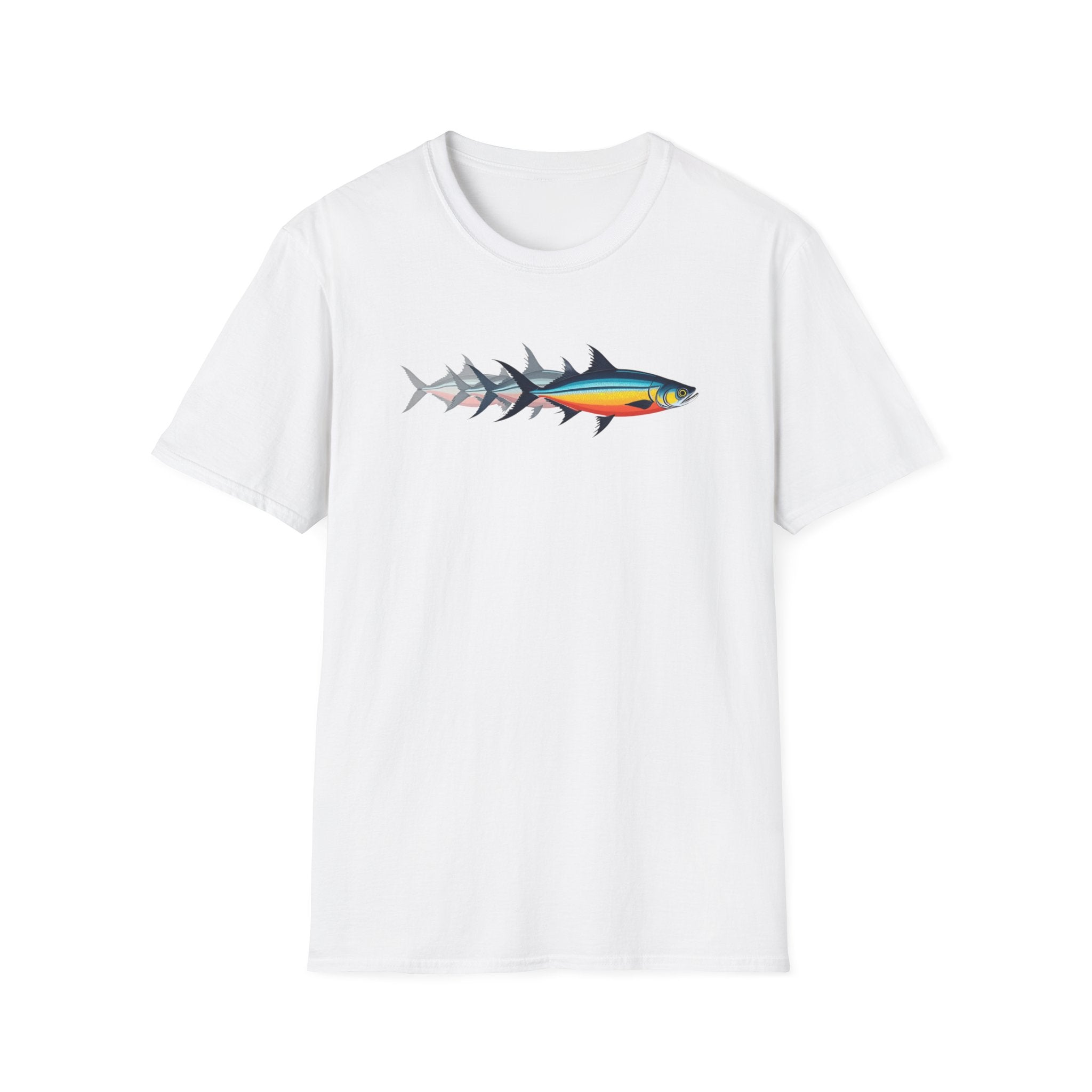 Printify T-Shirt White / S Fish Momentum T-Shirt Fish Momentum T-Shirt 27312950922646394567