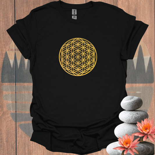 Printify T-Shirt Black / S Flower of Life T-Shirt Flower of Life T-Shirt 33460648916207868555