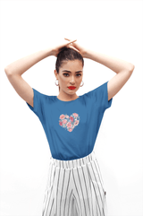 Printify T-Shirt Flowery Love T-Shirt Flowery Love T-Shirt