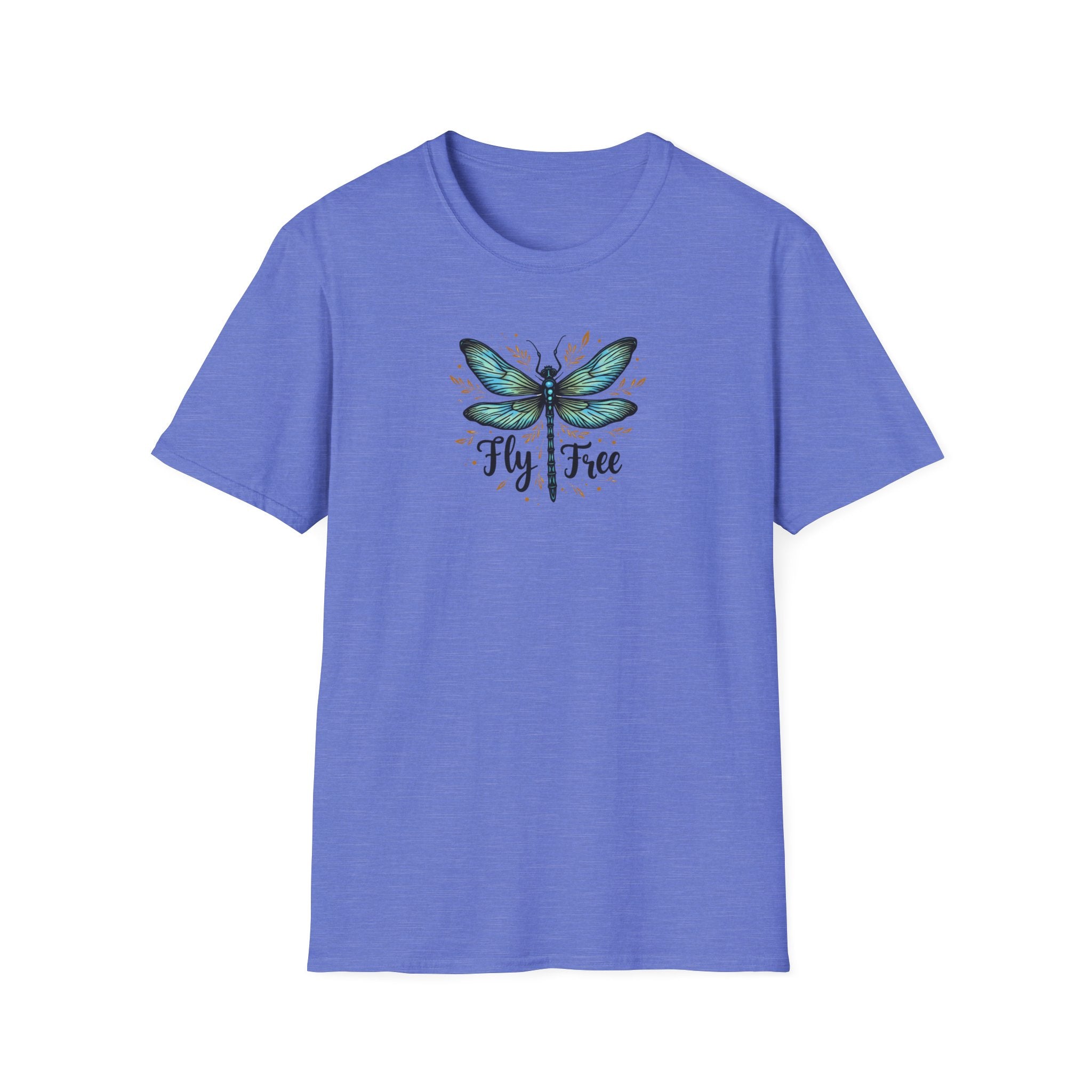 Printify T-Shirt Heather Royal / S Fly Free T-Shirt Fly Free T-Shirt 24591773518779954799