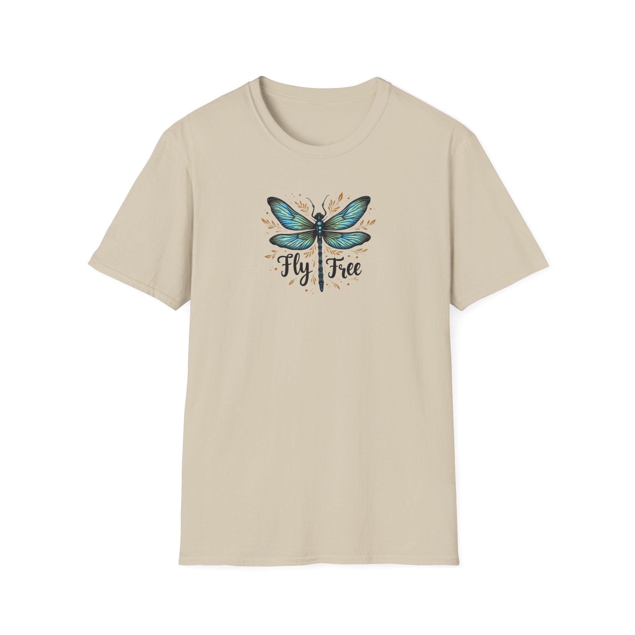 Printify T-Shirt Sand / S Fly Free T-Shirt Fly Free T-Shirt 14669391963942877289