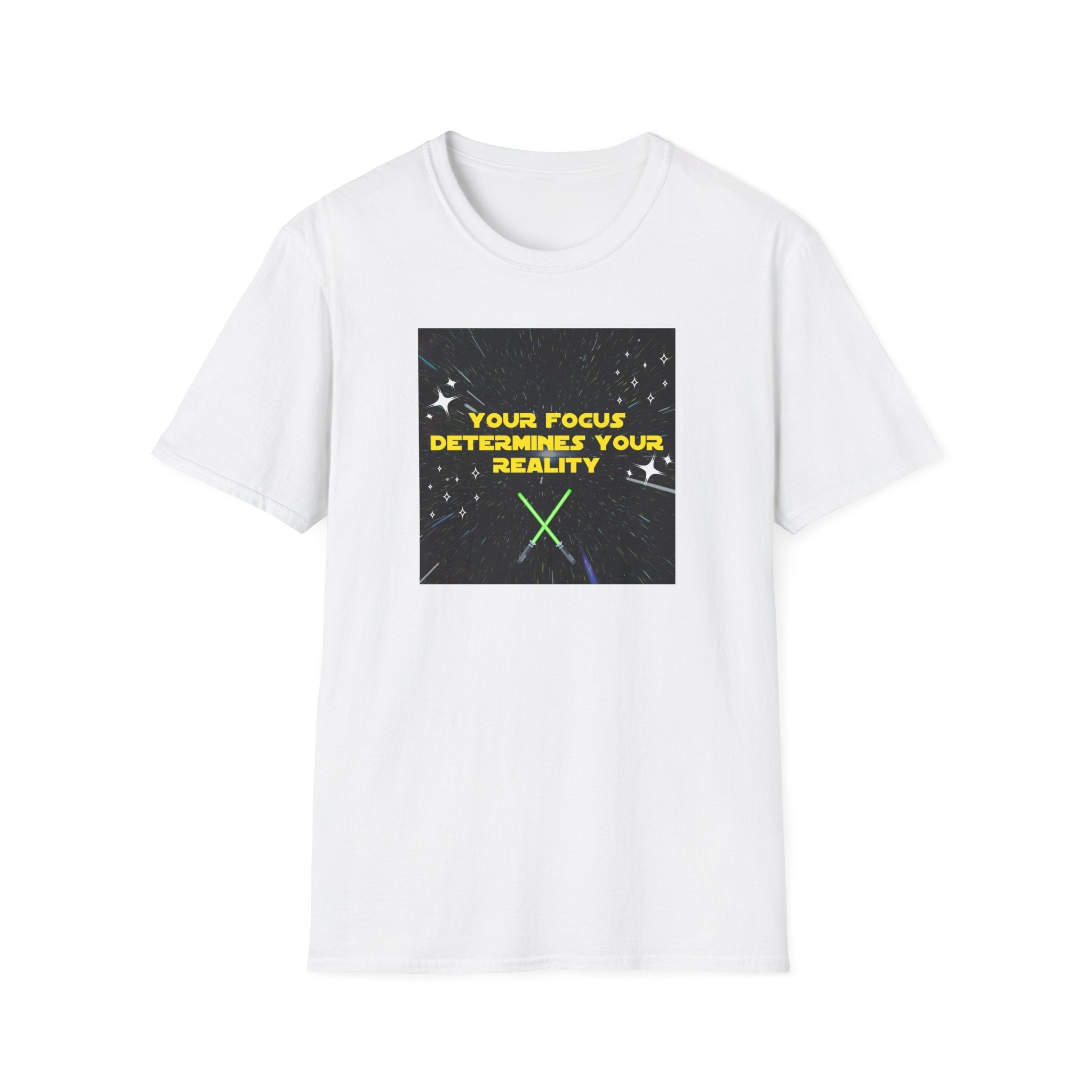 Printify T-Shirt White / S Focus Determines Reality Focus Determines Reality 15563277926314122564