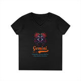 Printify V-neck S / Black Gemini Ladies' V-Neck T-Shirt Gemini Ladies' V-Neck T-Shirt 29169598984424495997