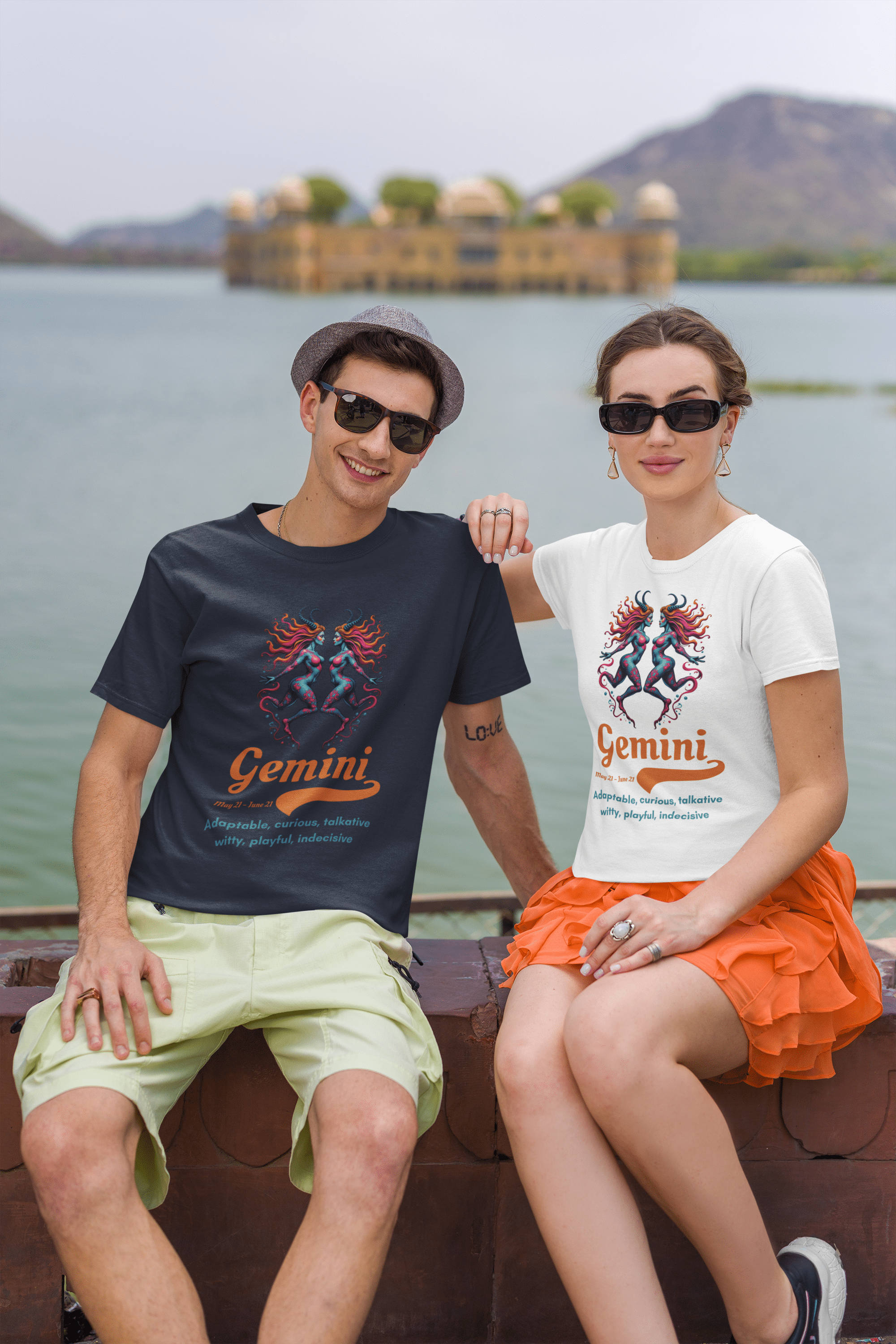 Printify T-Shirt Gemini T-Shirt Gemini T-Shirt
