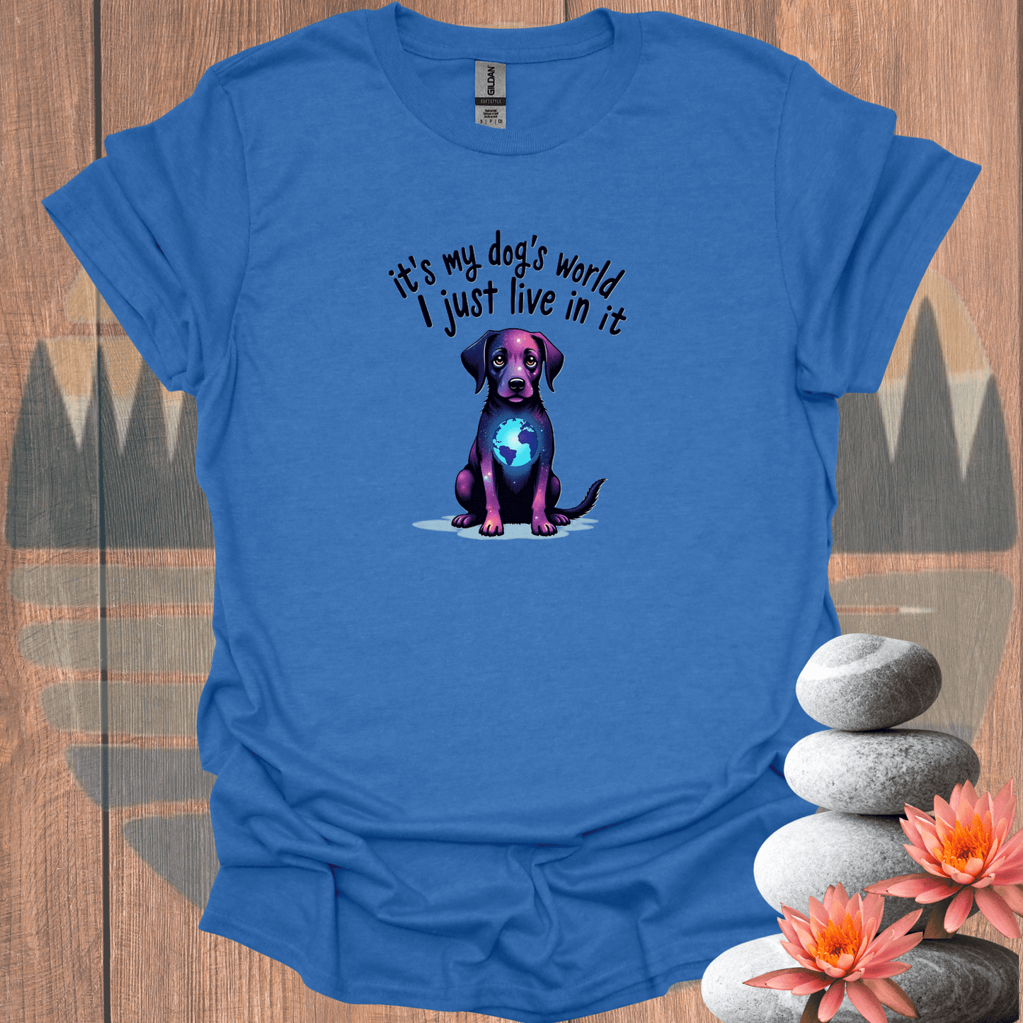 Printify T-Shirt Heather Royal / S Global Dog T-Shirt Global Dog T-Shirt 10584630126804558831