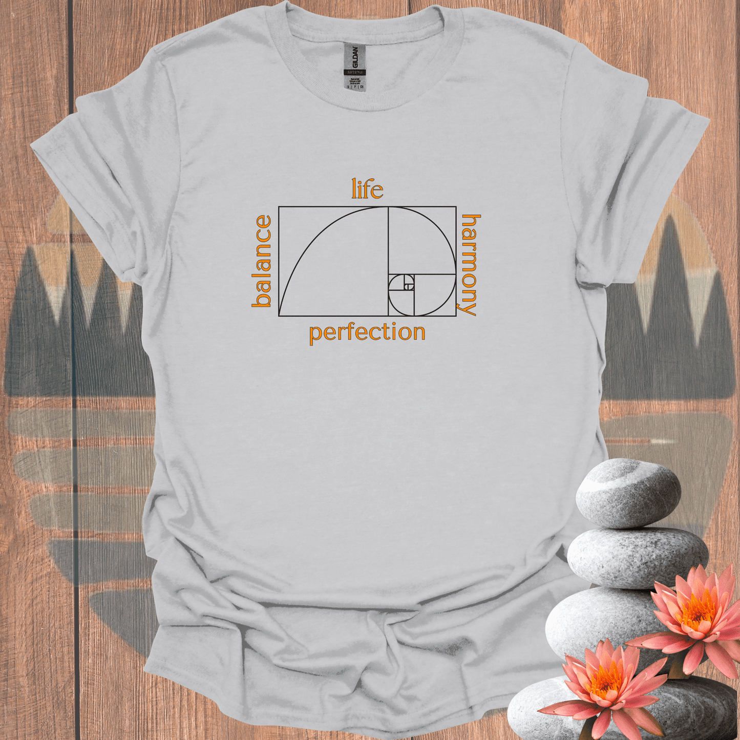 Printify T-Shirt Ice Grey / S Golden Ratio T-Shirt Golden Ratio T-Shirt 51248614910392570895