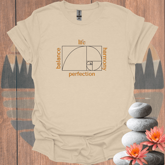 Printify T-Shirt Sand / S Golden Ratio T-Shirt Golden Ratio T-Shirt 15804394309591294749