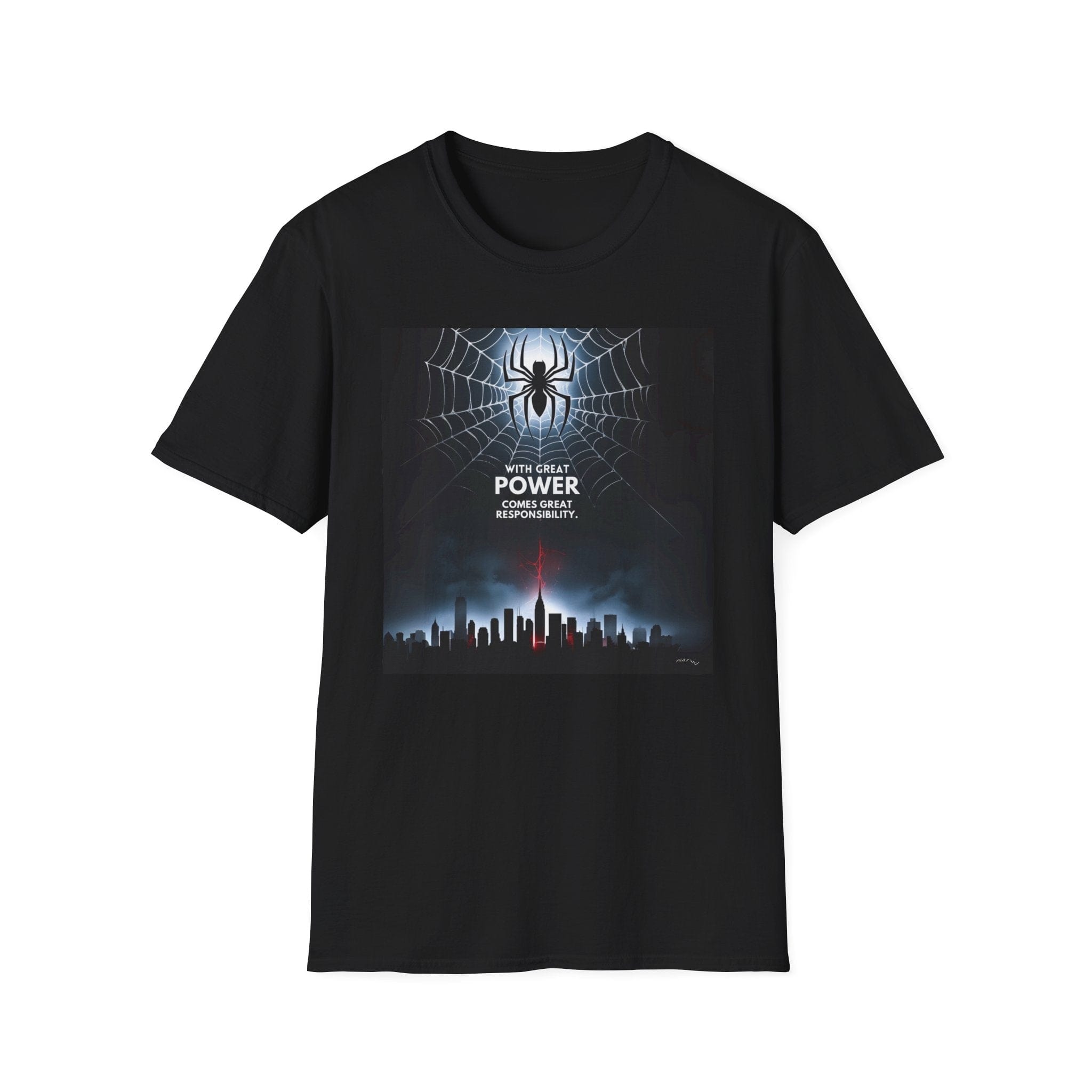 Printify T-Shirt Black / S Great Responsibility Great Responsibility 17623556437784610613