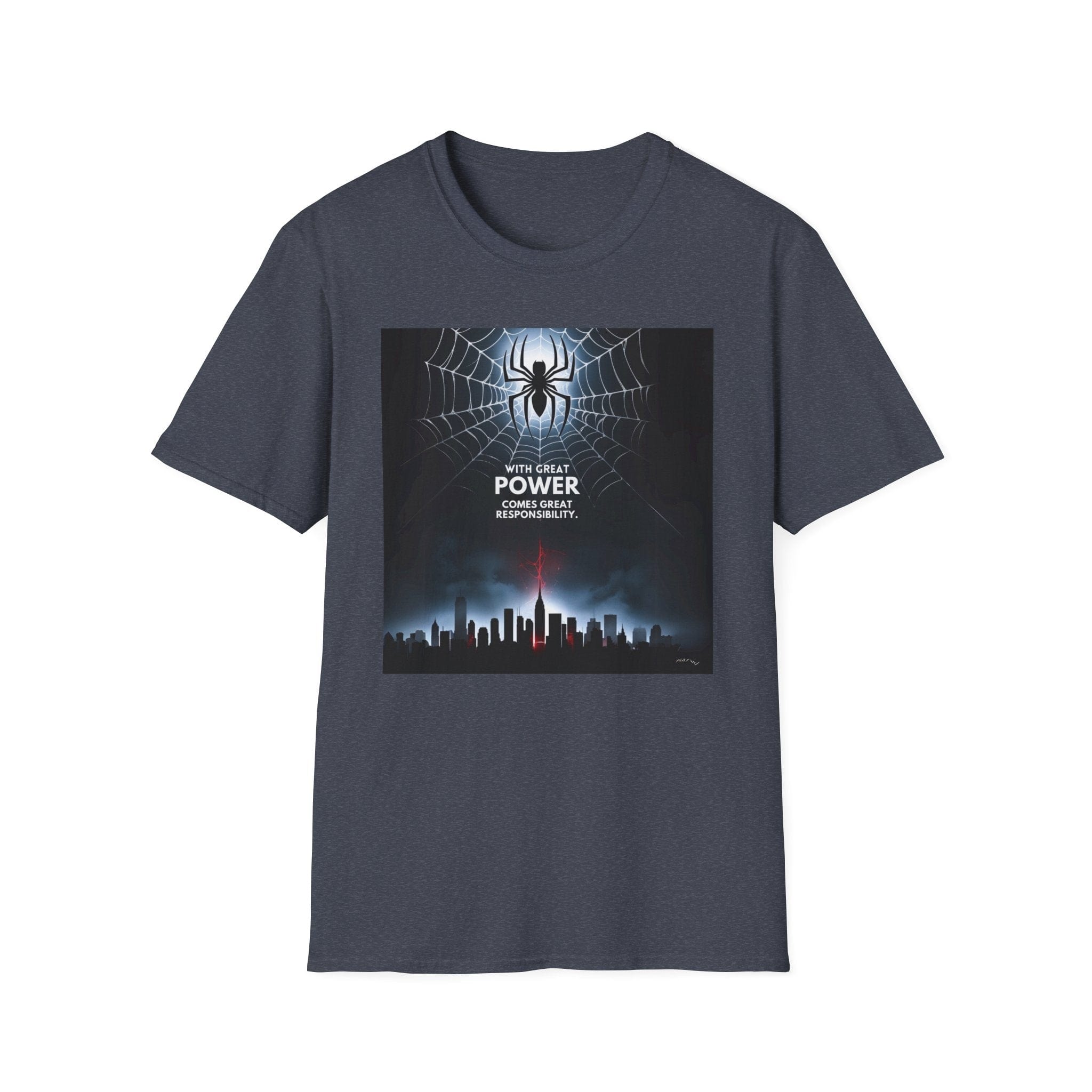 Printify T-Shirt Heather Navy / S Great Responsibility Great Responsibility 23185792031247755336