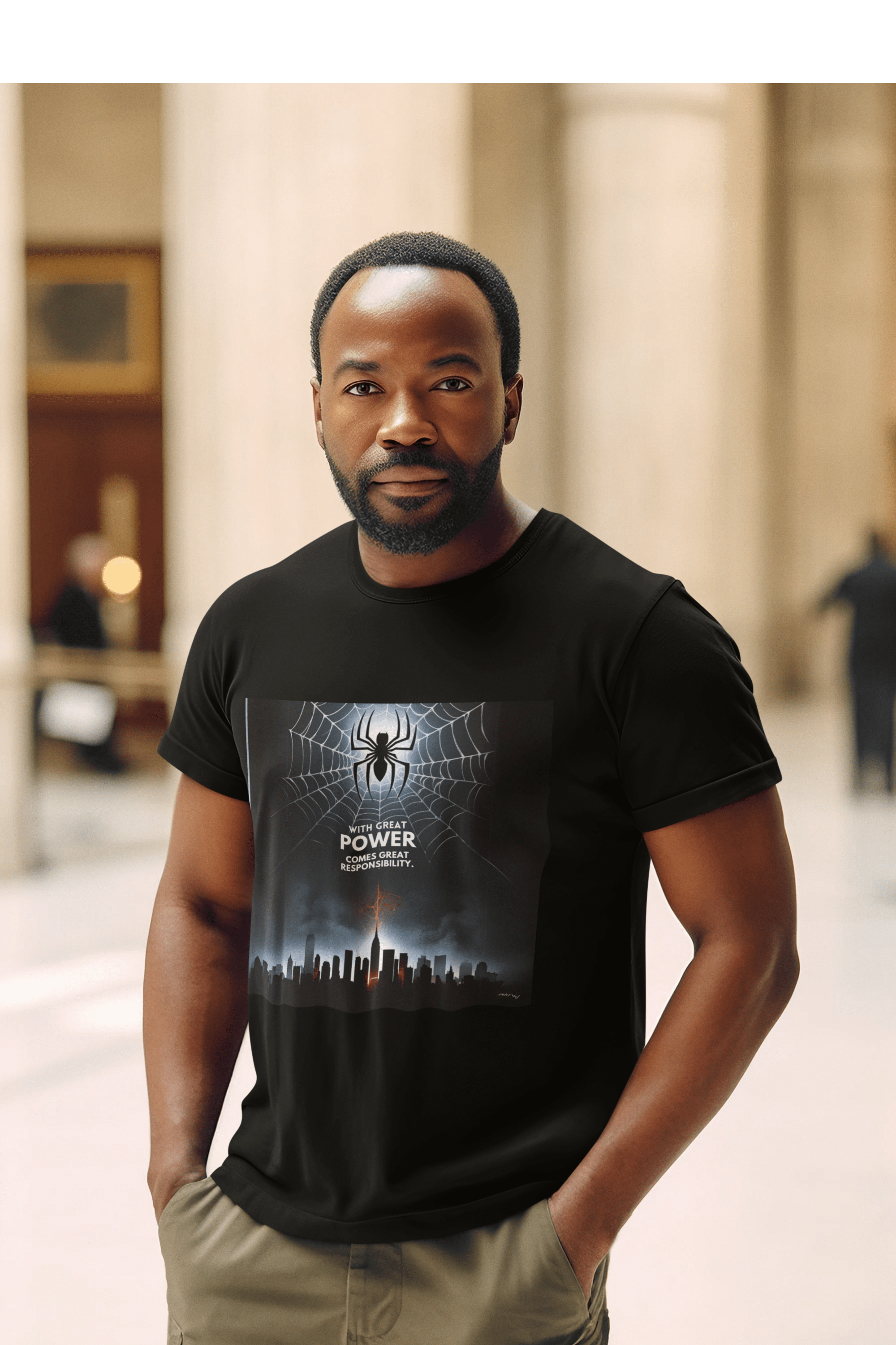 Printify T-Shirt Great Responsibility T-Shirt Great Responsibility T-Shirt