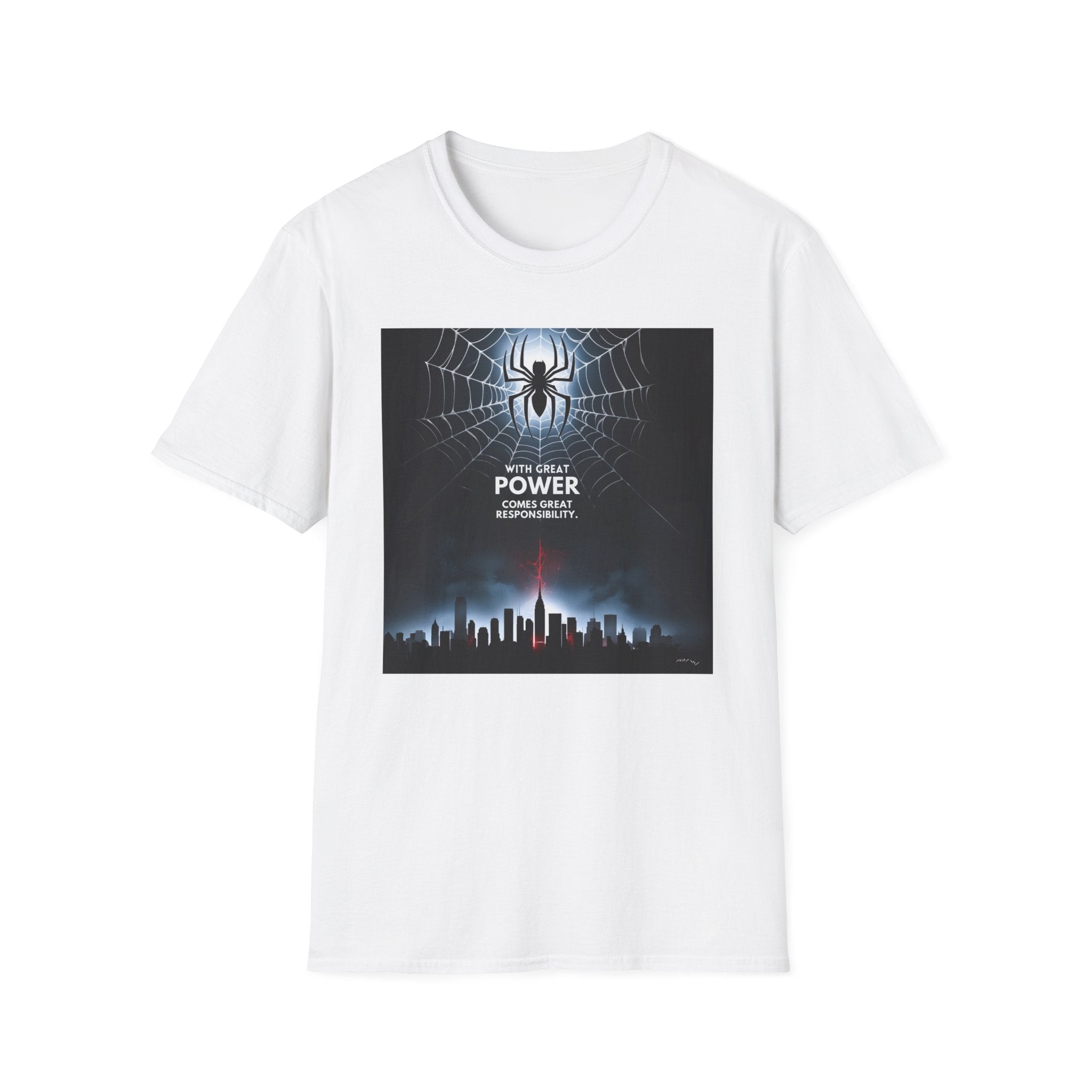 Printify T-Shirt White / S Great Responsibility Great Responsibility 15990599933838105194