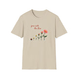 Printify T-Shirt Sand / S Grow With the Flow T-Shirt Grow With the Flow T-Shirt 32119206133688517041