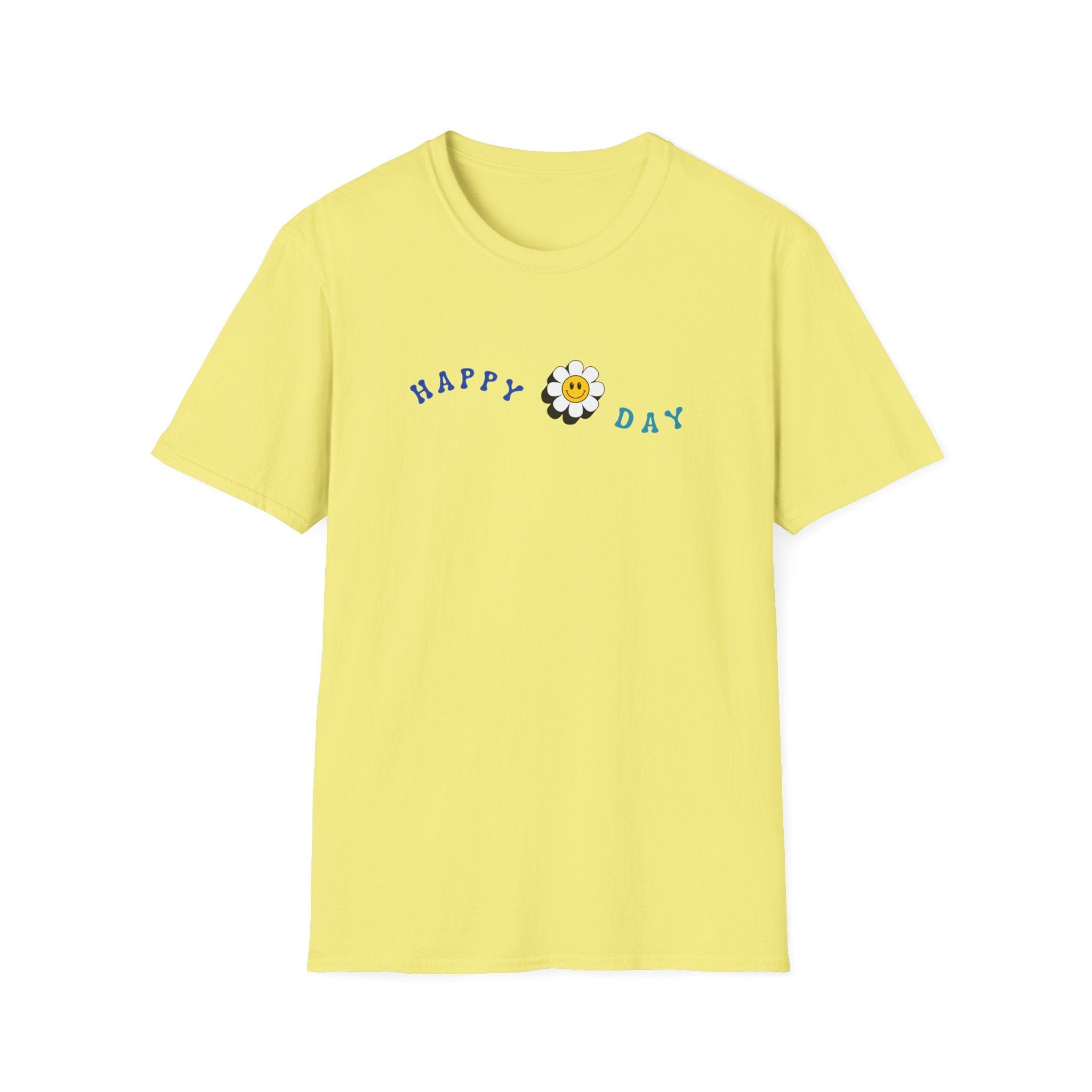 Printify T-Shirt Cornsilk / S Happy Day T-Shirt Happy Day T-Shirt 14292477556501643695