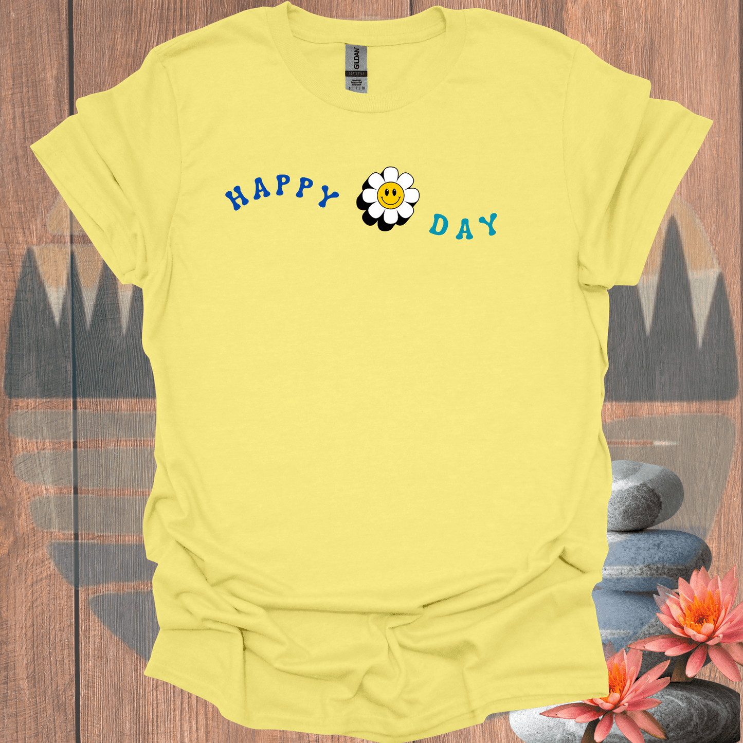 Printify T-Shirt Cornsilk / S Happy Day T-Shirt Happy Day T-Shirt 14292477556501643695