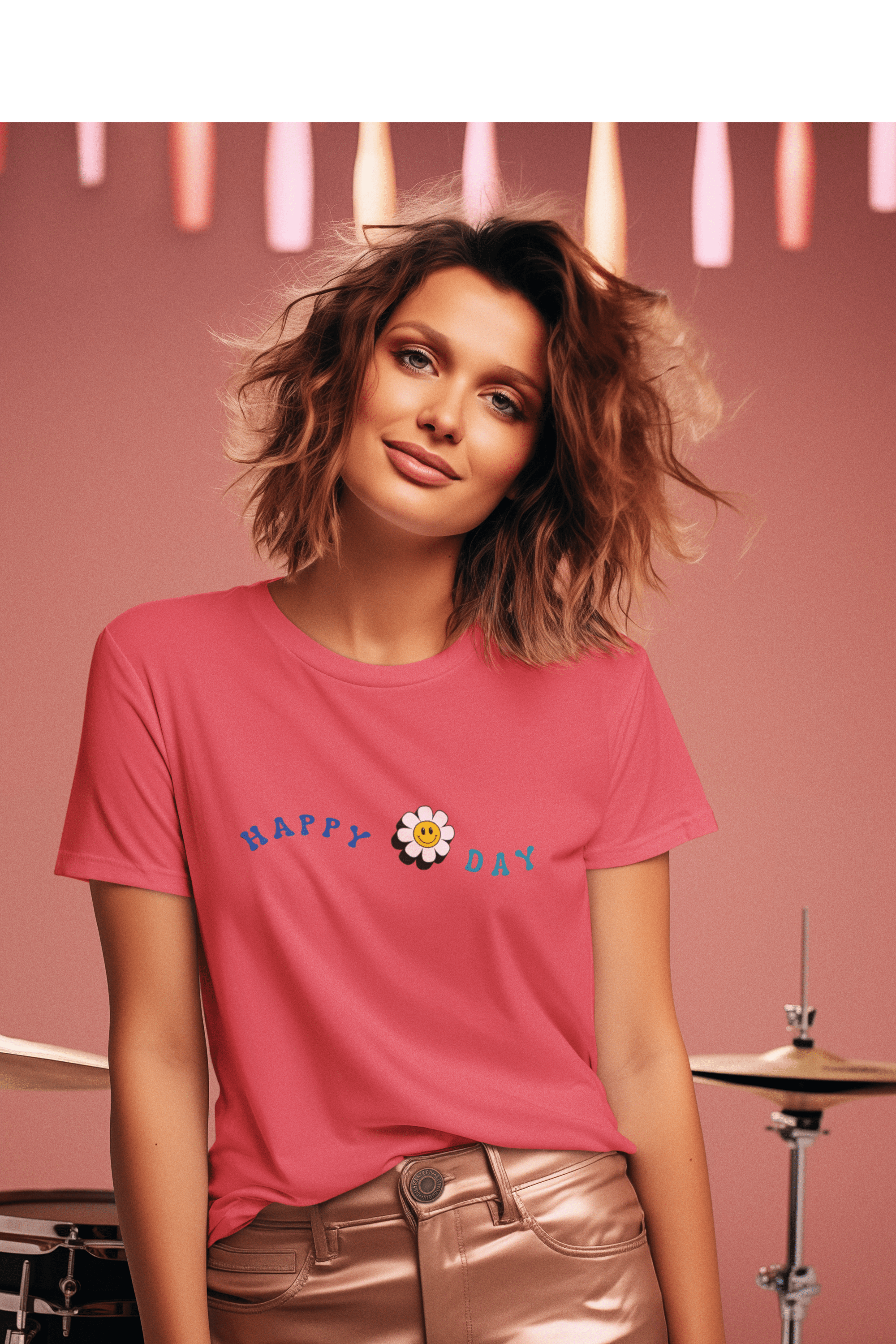 Printify T-Shirt Happy Day T-Shirt Happy Day T-Shirt