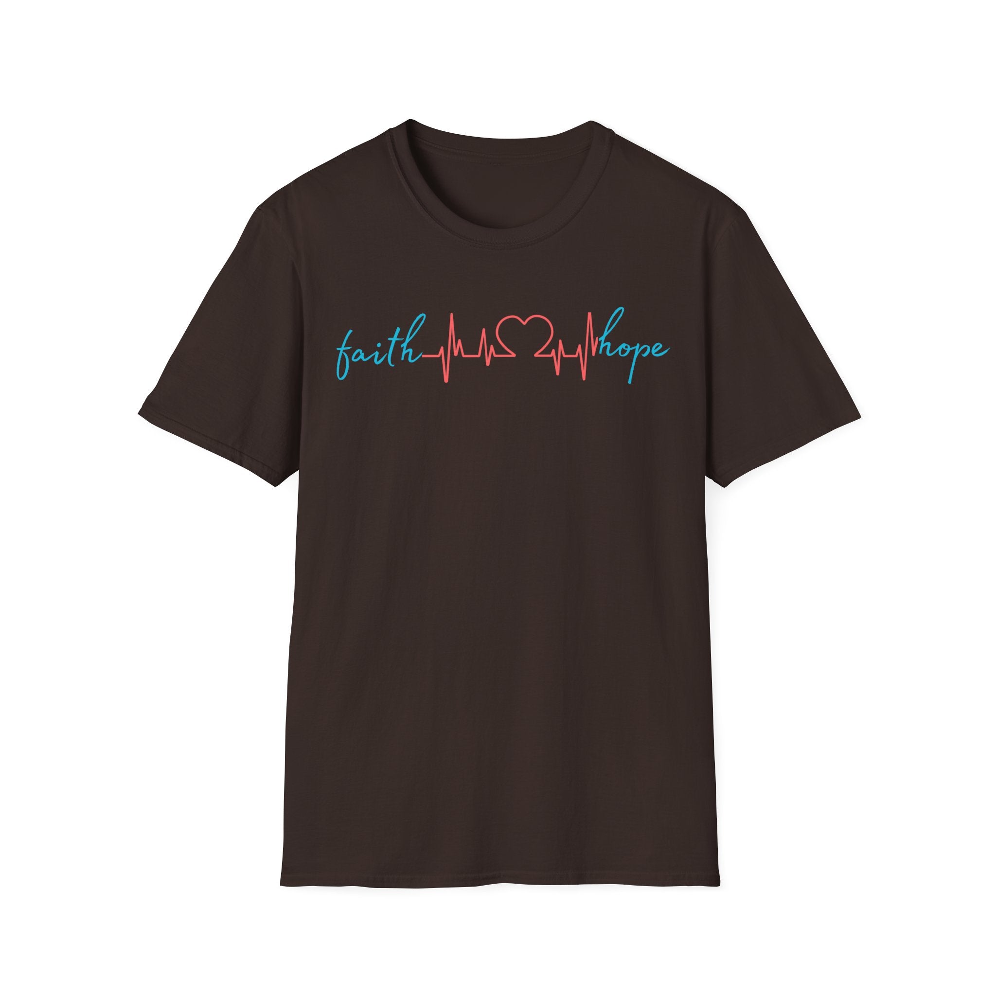 Printify T-Shirt Dark Chocolate / S Heartbeat T-Shirt Heartbeat T-Shirt 24963708467374846100