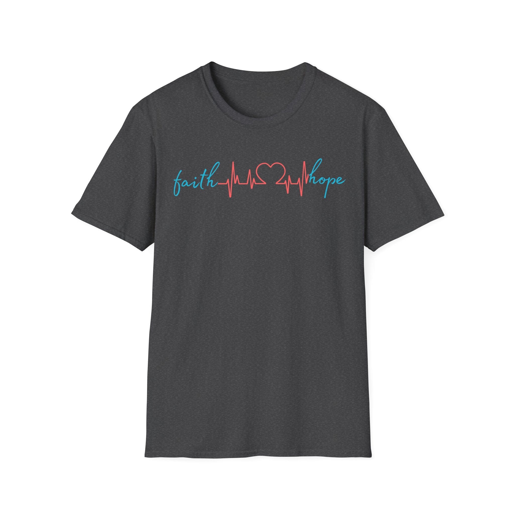 Printify T-Shirt Dark Heather / S Heartbeat T-Shirt Heartbeat T-Shirt 23742481088490507348