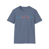 Printify T-Shirt Heather Indigo / S Heartbeat T-Shirt Heartbeat T-Shirt 24045427631840021088