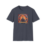 Printify T-Shirt Heather Navy / S Heavily Meditated Man T-Shirt Heavily Meditated Man T-Shirt 12595908544990828607
