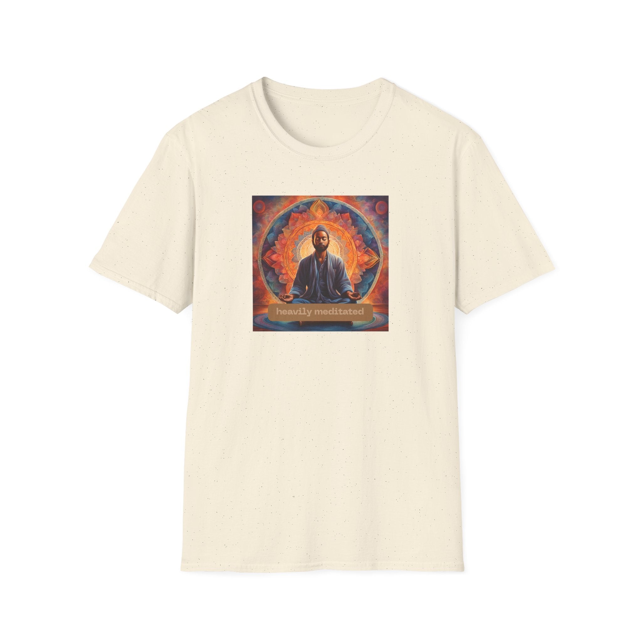 Printify T-Shirt Natural / S Heavily Meditated Man T-Shirt Heavily Meditated Man T-Shirt 96827874465772389622