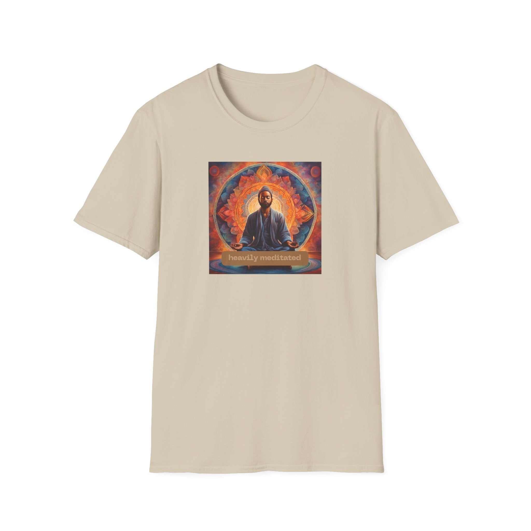 Printify T-Shirt Sand / S Heavily Meditated Man T-Shirt Heavily Meditated Man T-Shirt 64747817689823850205