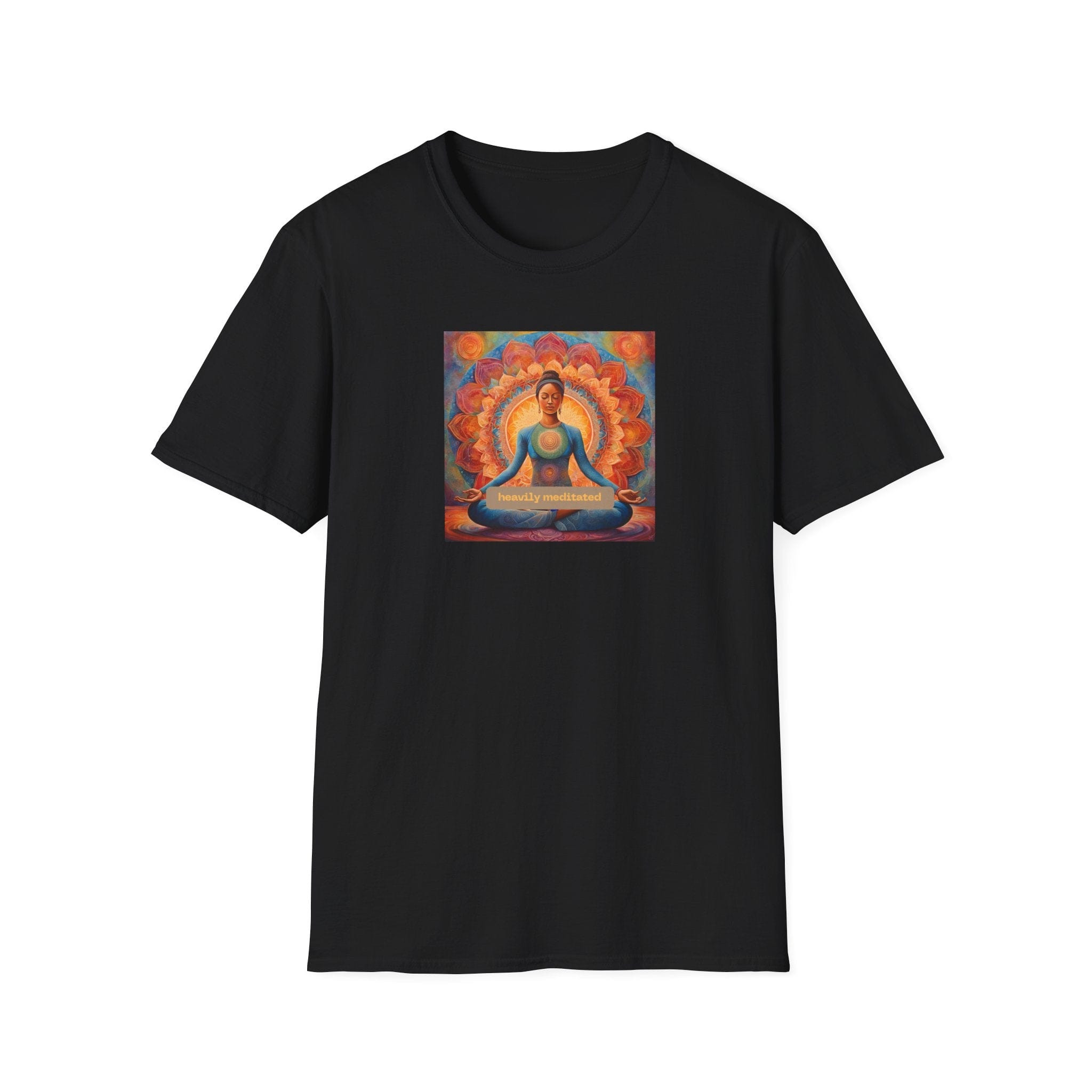 Printify T-Shirt Black / S Heavily Meditated Woman T-Shirt Heavily Meditated Woman T-Shirt 24595748012147434989