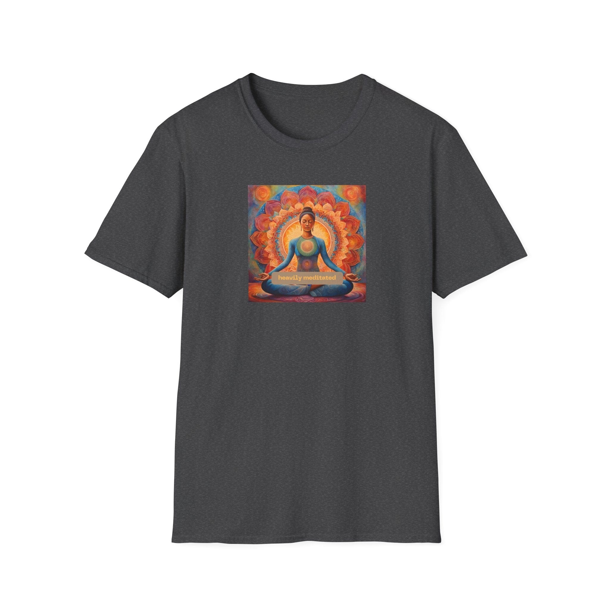 Printify T-Shirt Dark Heather / S Heavily Meditated Woman T-Shirt Heavily Meditated Woman T-Shirt 20146042680376203755