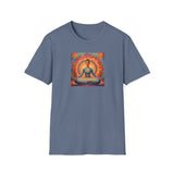 Printify T-Shirt Heather Indigo / S Heavily Meditated Woman T-Shirt Heavily Meditated Woman T-Shirt 61053179458948914533