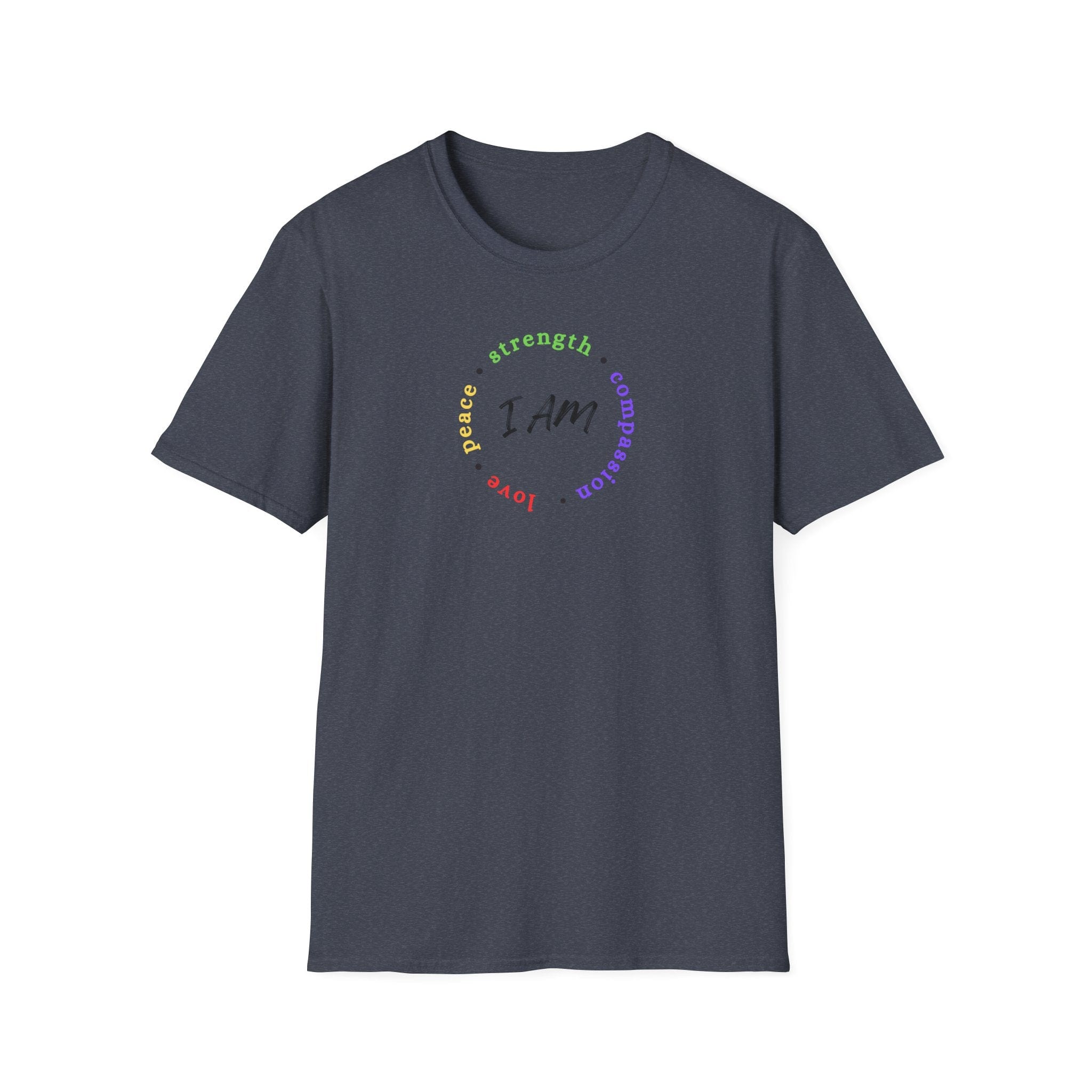 Printify T-Shirt Heather Navy / S I Am T-Shirt I Am T-Shirt 27446025758306359354