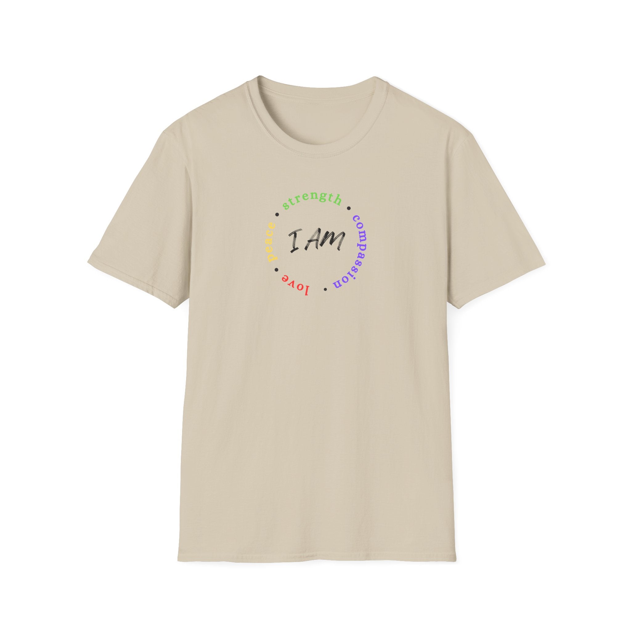 Printify T-Shirt Sand / S I Am T-Shirt I Am T-Shirt 28608226649717327618