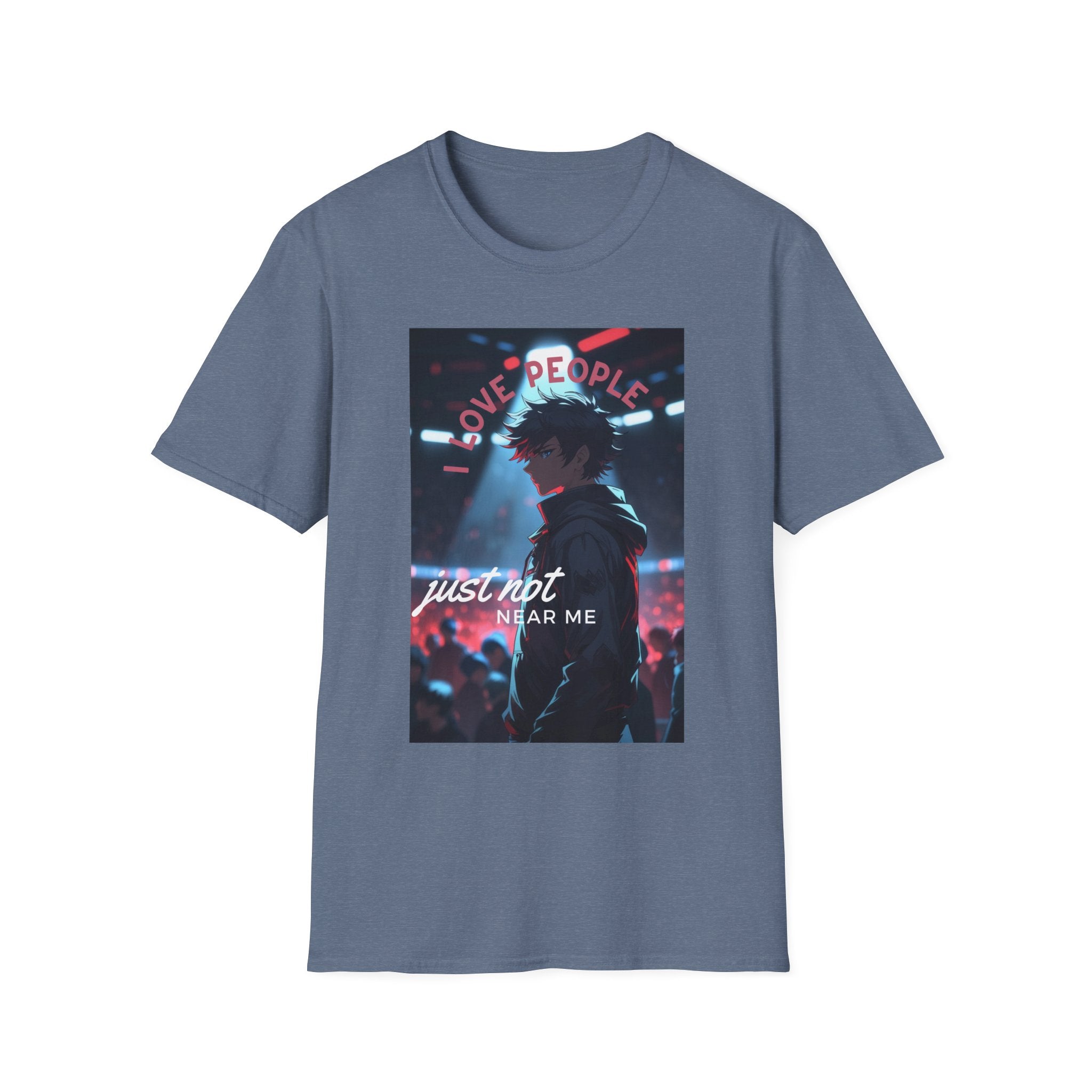 Printify T-Shirt Heather Indigo / S I Love People I Love People 20176696739104610706