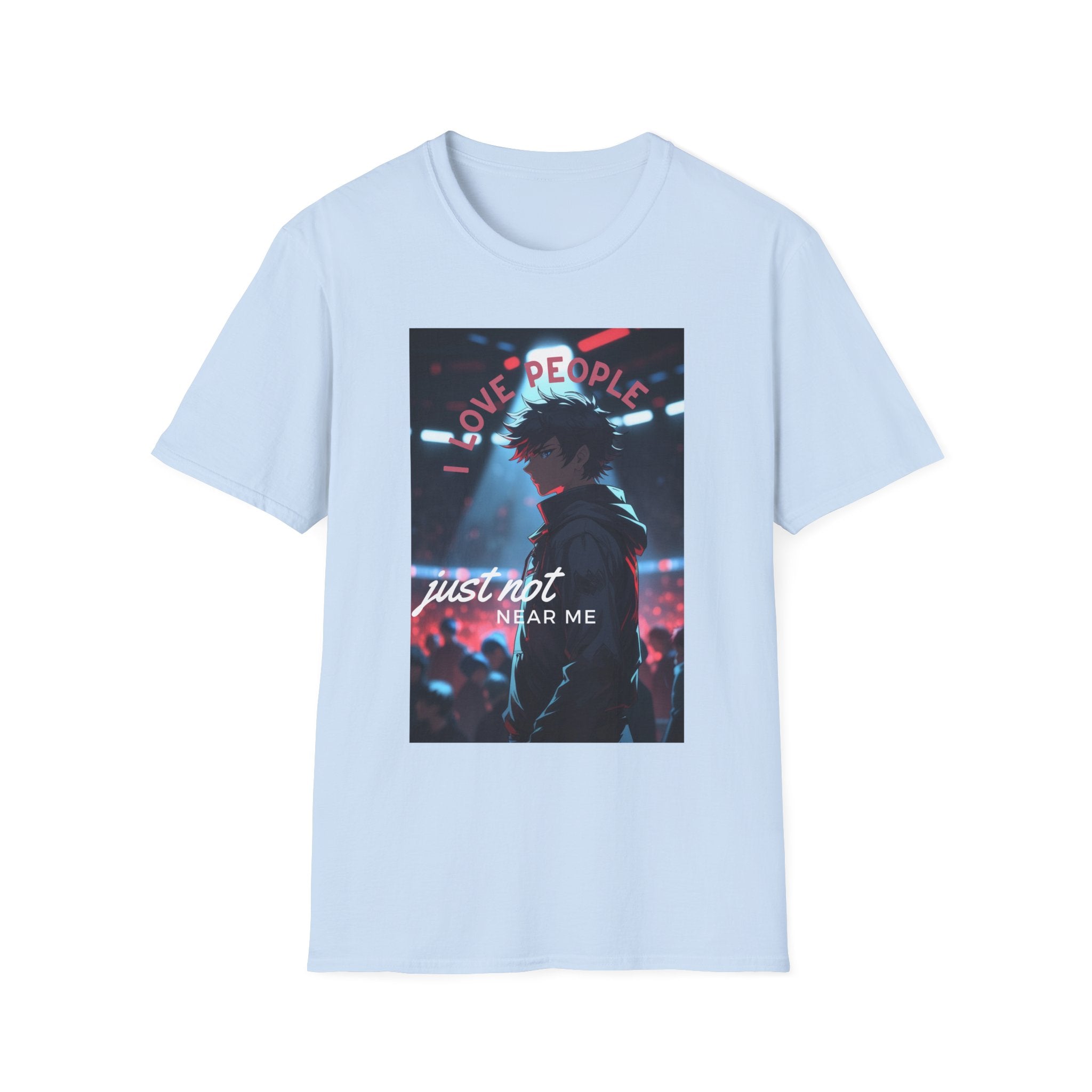 Printify T-Shirt Light Blue / S I Love People I Love People 63115080786883725112