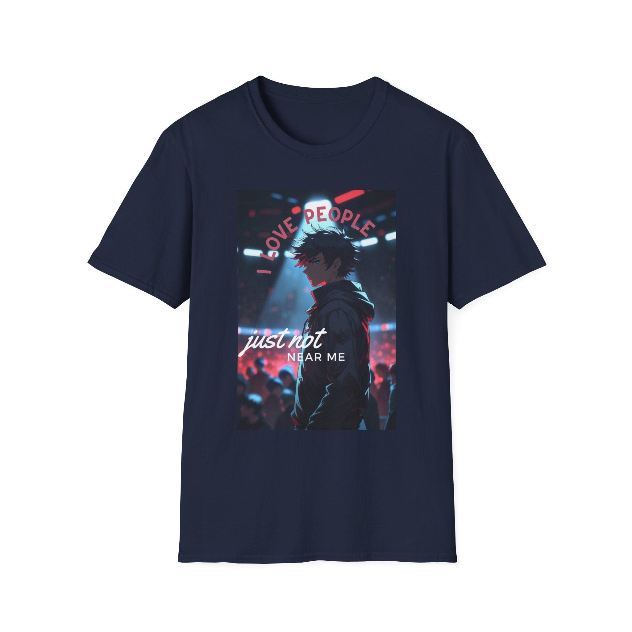 Printify T-Shirt Navy / S I Love People I Love People 13159275039795041968