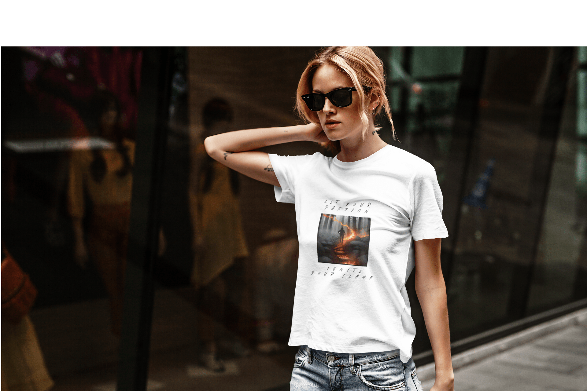 Printify T-Shirt Ignite Your Flame T-Shirt Ignite Your Flame T-Shirt