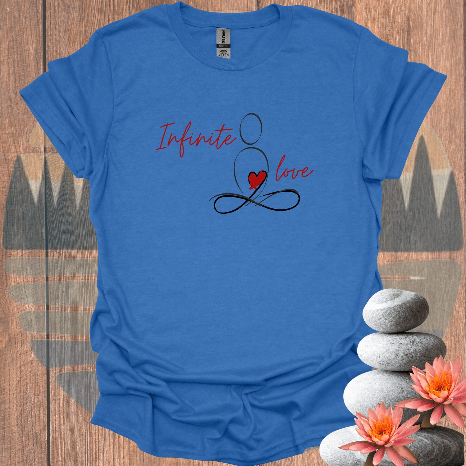 Printify T-Shirt Heather Royal / S Infinite Love T-Shirt Infinite Love T-Shirt 93647705706201334963