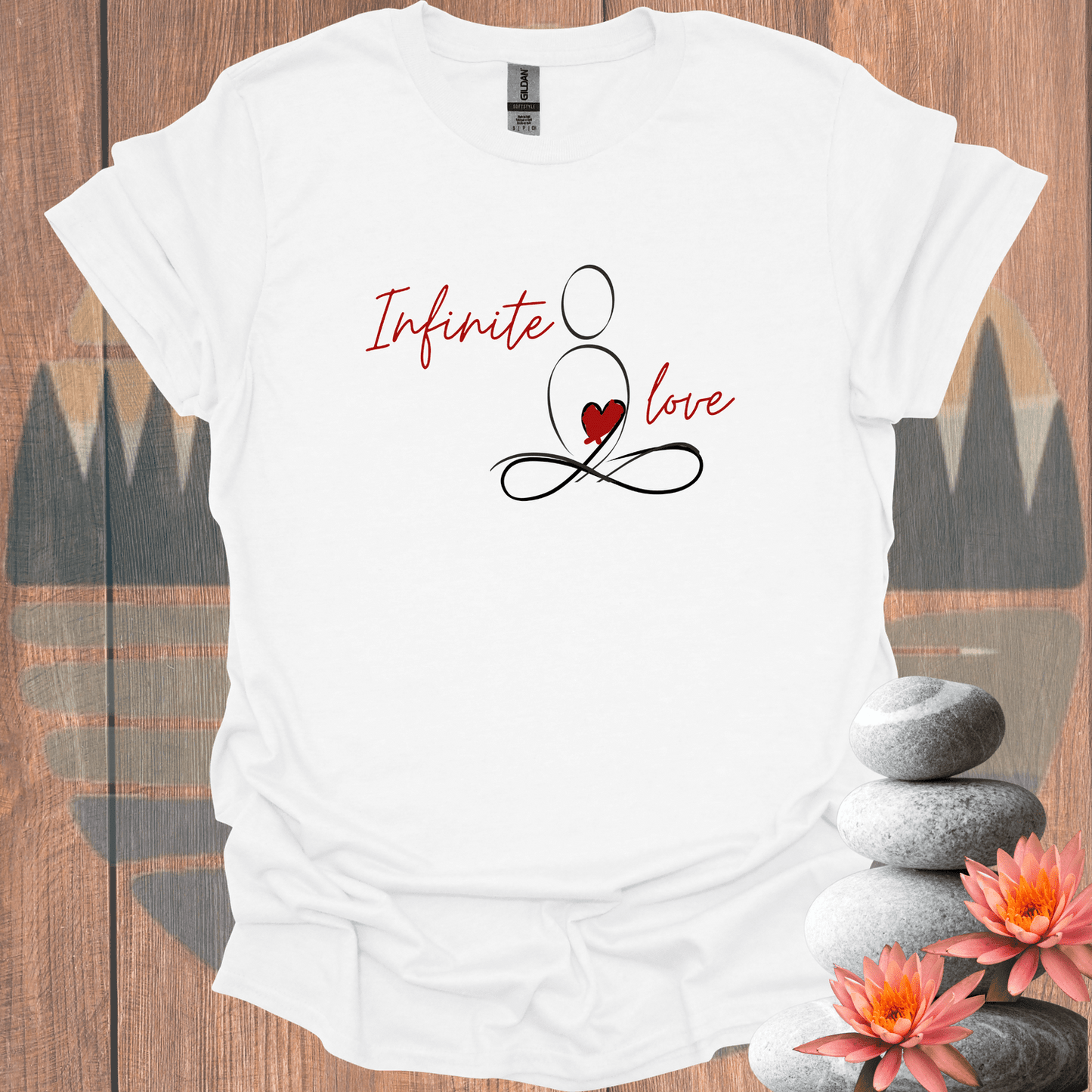 Printify T-Shirt White / S Infinite Love T-Shirt Infinite Love T-Shirt 33497770528859342340