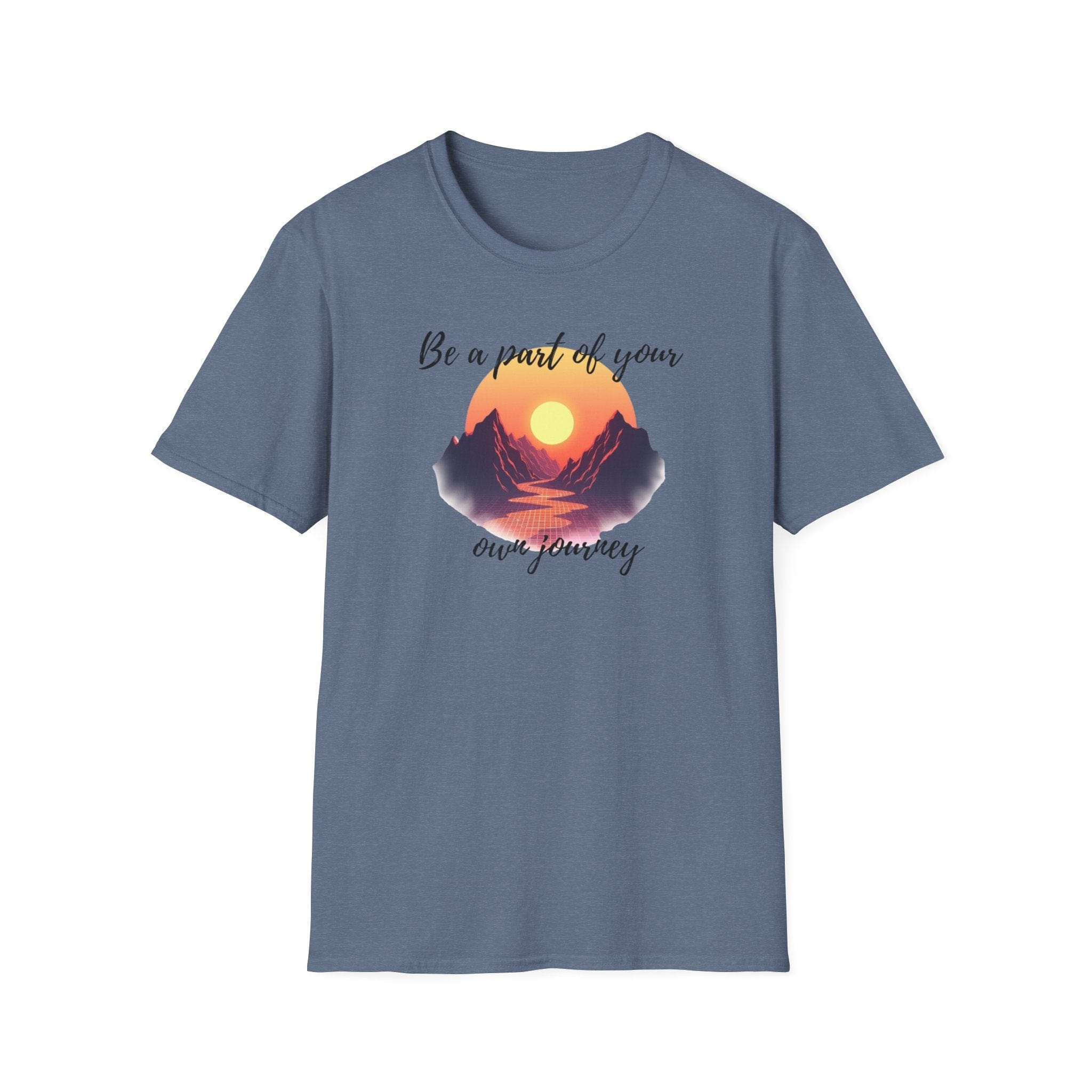 Printify T-Shirt Heather Indigo / S Journey T-Shirt Journey T-Shirt 30941016742564185567