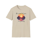 Printify T-Shirt Sand / S Journey T-Shirt Journey T-Shirt 13013638898072874985