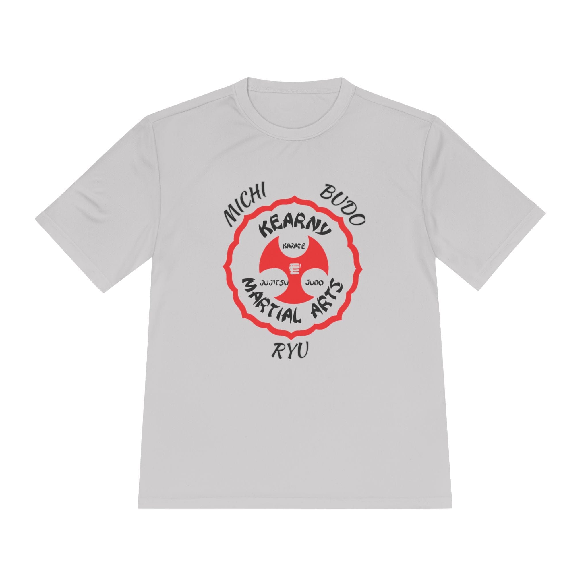 Printify T-Shirt Silver / XS KMA Michi Budo Ryu Moisture Wicking Tee KMA Michi Budo Ryu Moisture Wicking Tee 27277388908491177296
