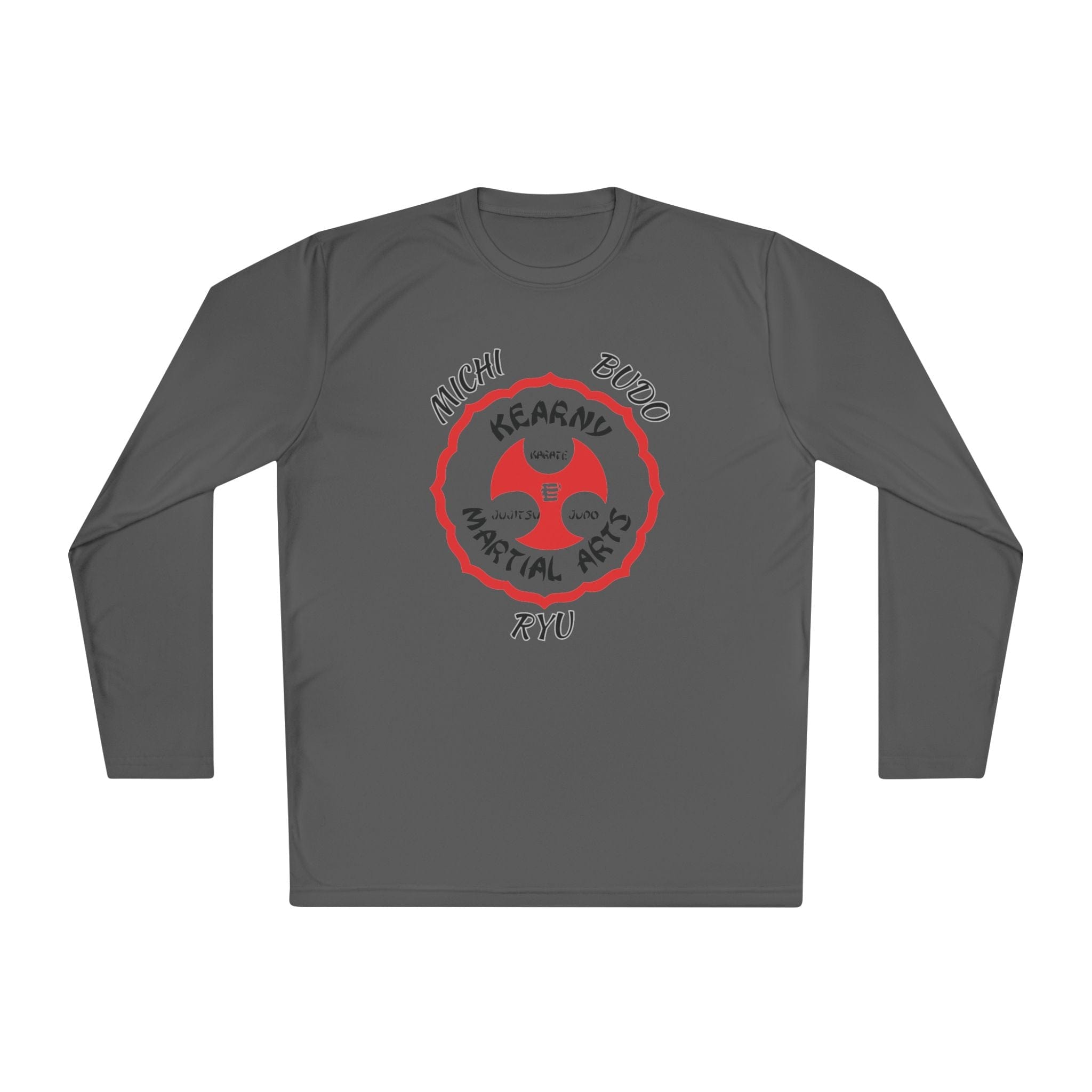 Printify Long-sleeve Iron Grey / XS KMA Michi Budo RyuLightweight Long Sleeve Tee KMA Michi Budo RyuLightweight Long Sleeve Tee 20949044750163249332
