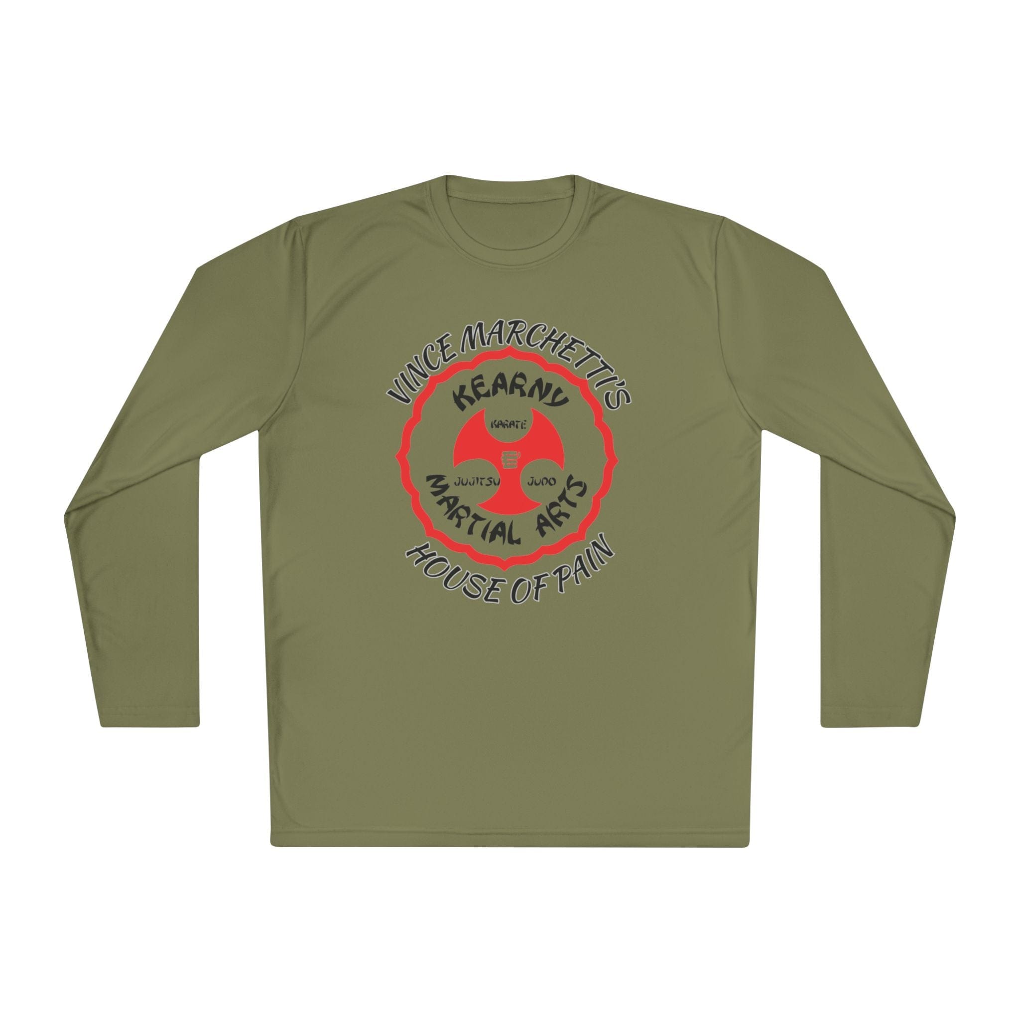 Printify Long-sleeve Olive Drab Green / XS KMA VM House of Pain Lightweight Long Sleeve Tee KMA VM House of Pain Lightweight Long Sleeve Tee 10000010298592862652